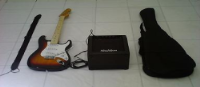 Kit Guitarra Stewart Com Caixa Sheldon 15rms Com Garantia